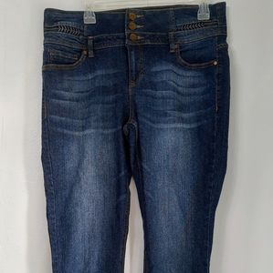Women's Blue Spice Straight Leg Jeans Size 16